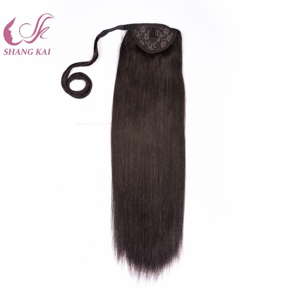 Double Drawn Best Selling 100% Remy Human Hair Wrap Ponytail