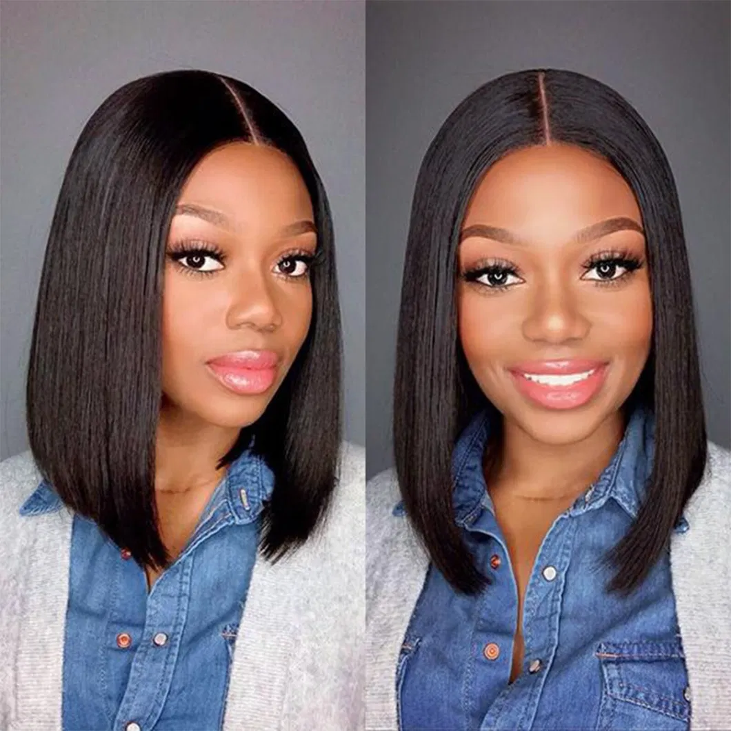 Wholesale Price Cuticle Aligned Hair 12A Super Double Drawn Wig Human Hair Front Lace Human Hair Wig 200% for Black Women