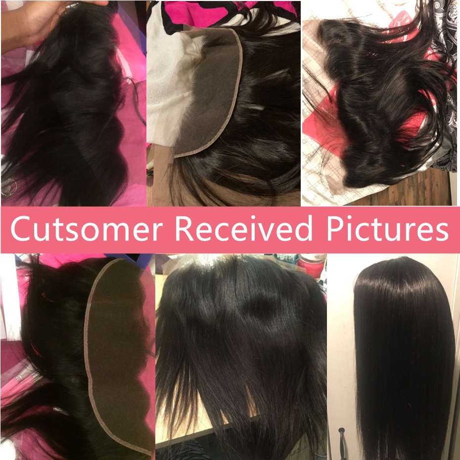 Straight Closure 13X4 Lace Closure Frontal Natural Color Brazilian Straight Frontal