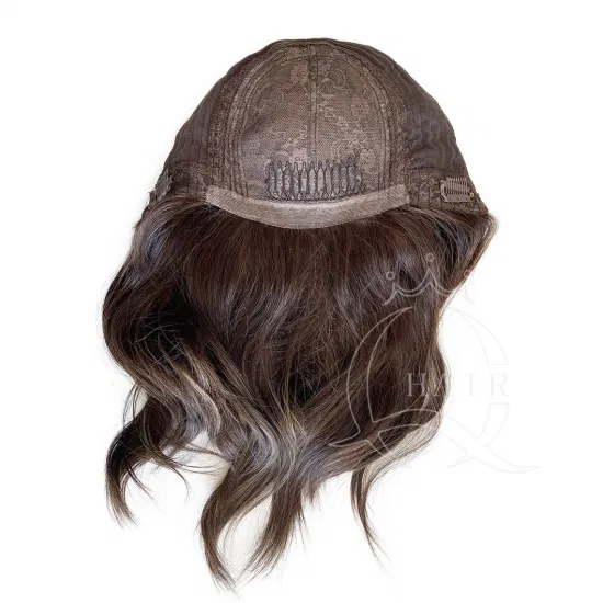 Natural 6 Highlight Color Silk Top Wig Front Lace Wig Kosher Jewish Wig Factory Direct Sale Customized Human Hair Wig Remy Hair Wig