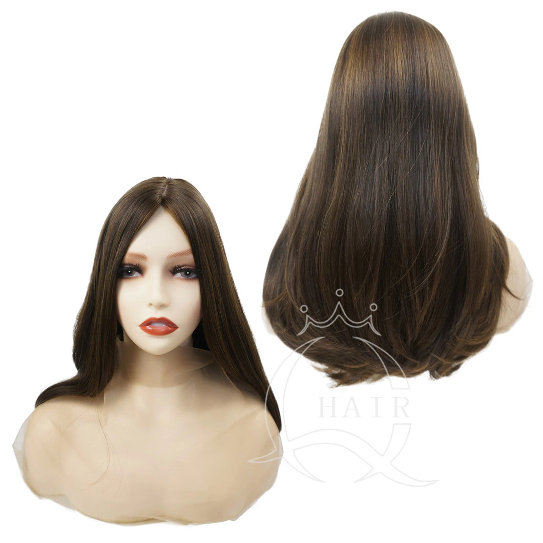Wig Factory Wholesale Natural Human Hair Wig Orthodox Kosher Jewish Wig Invisible Lace Wigs Custom Medical Wig Fast Shipping Wigs in Stocks