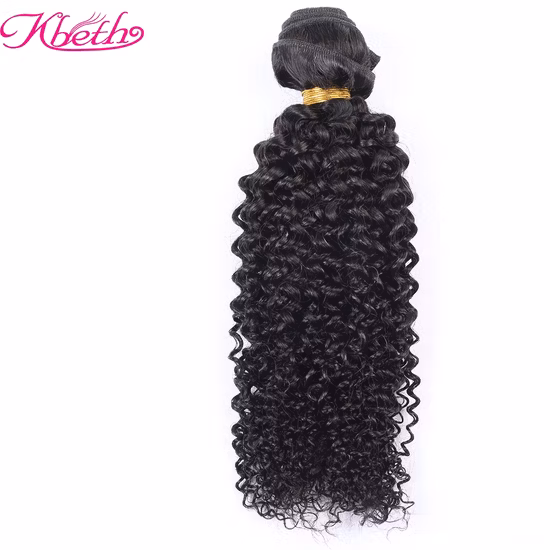 Kbeth LAN-Daisy Peruvian Jerry Curly Human Hair Bundles in Wholesale Remy Human Hair Weave Kinky Curly Bundles 8" -18" Inches Ready to Ship