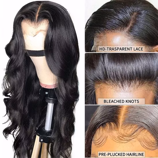 China Transparent HD Cheap Brazilian Virgin Hair Lace Wigs Wholesale Lace Front Wig Best Human Hair China Human Hair Full Lace Wigs for Black Women