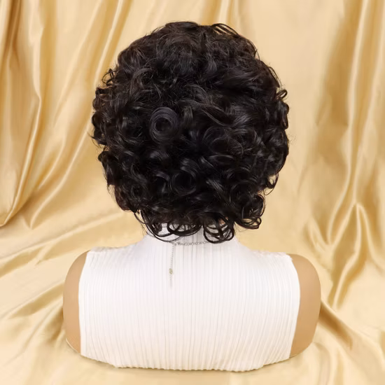 Full Machine Made Brazilian Indian Human Hair 8